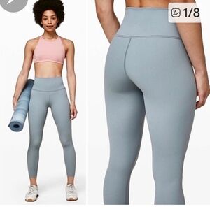 Lululemon Blue High-Waisted Leggings Sz 6
